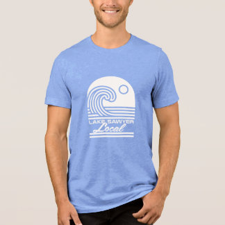 Lake Sawyer Lokale Wellen-Shirt Tri-Blend Shirt