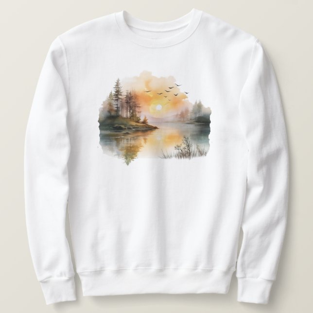 Lake Scene Sweatshirt (Design vorne)