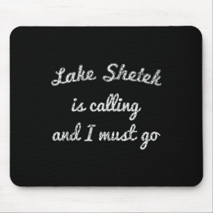 Lake Shetek Minnesota Lustiges Angeln Camping Somm Mousepad