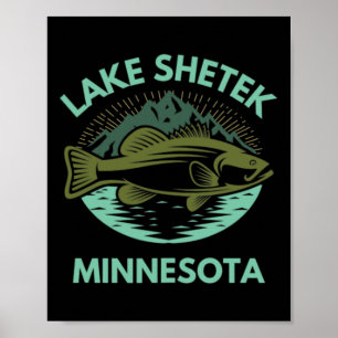 Lake Shetek Minnesota Reise Familienliebe Angeln L Poster