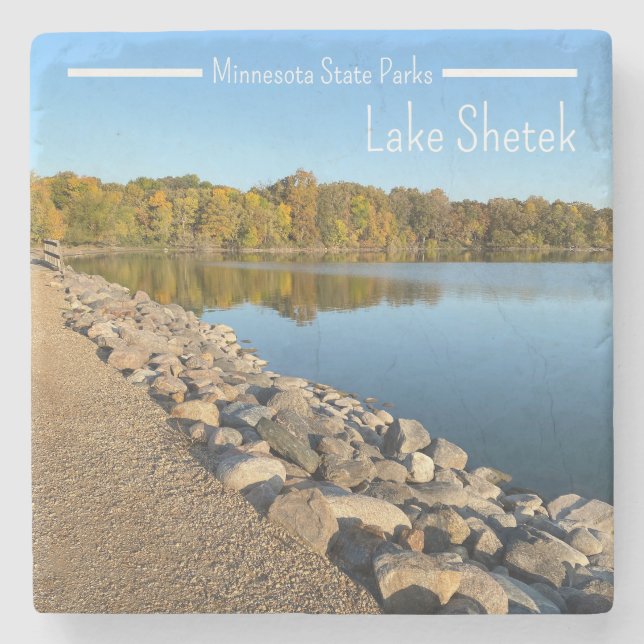 Lake Shetek Staat Park Untersetzer (Vorderseite)