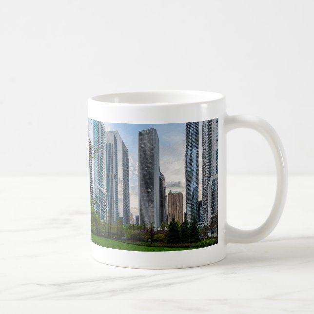 Lake Shore Park Painterly Coffee Mug (Droite)