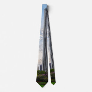Lake Shore Park Painterly Neck Tie Krawatte
