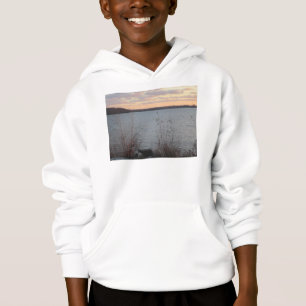 Lake Shore Sonnenuntergang Kinder Kapuzenpullover Hoodie