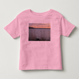 Lake Shore Sunset Kleinkind Ringer T - Shirt