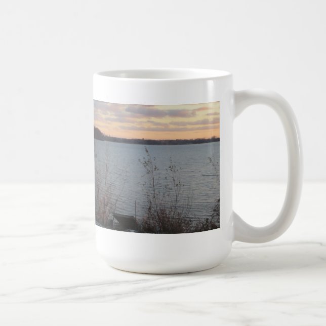 Lake Shore Sunset Tasse (Rechts)