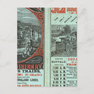 Lake Shore und Michigan So Bahn Postkarte