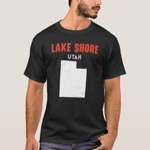 Lake Shore Utah USA Staat America Travel Utahan T-Shirt