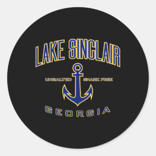 Lake Sinclair Ga For Runder Aufkleber