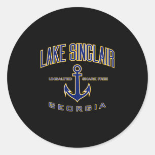 Lake Sinclair Ga For Runder Aufkleber