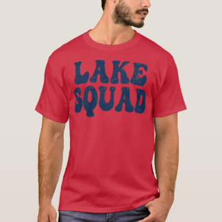 Lake Squad Vintag Bootfahren Camping Anfahrt T-Shirt