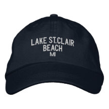 Lake St. Clair Beach Michigan Baseballkappe