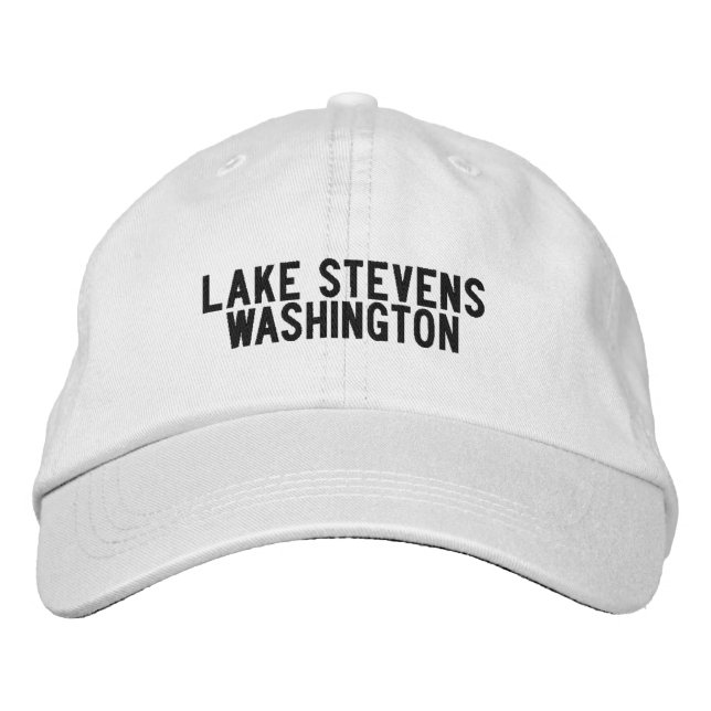 Lake Stevens Washington Hat Bestickte Baseballkappe (Vorderseite)