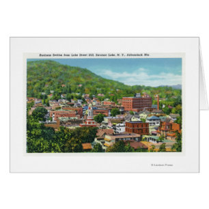 Lake Street Hill Vue de la section des affaires