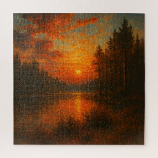 Lake Sunset (Vertikal)