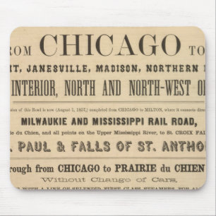 Lake Superior Iowa und Minnesota Werbung Mousepad