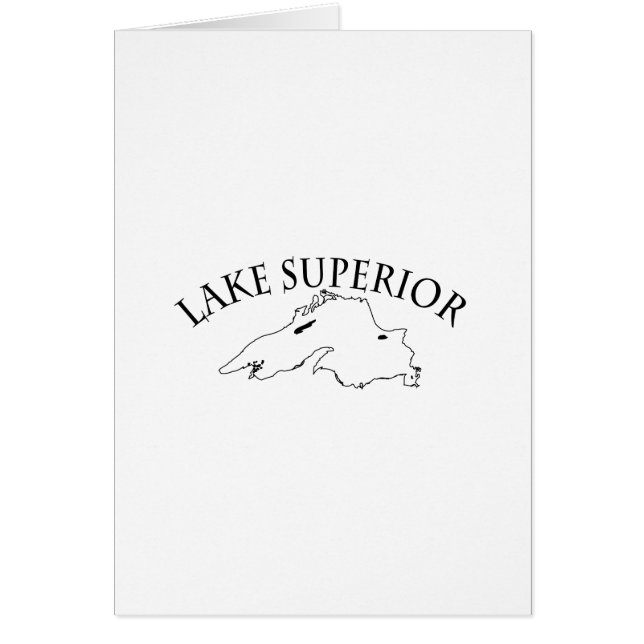 Lake Superior Karte (Vorne)
