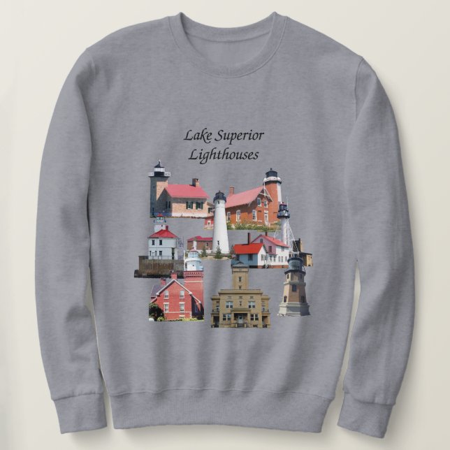 Lake Superior Lighthouse Shirt (Design vorne)