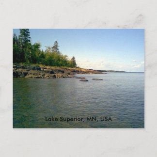 Lake Superior, MN, USA Postkarte