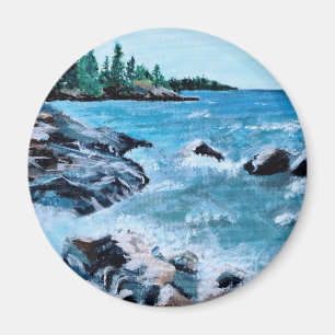 Lake Superior runder Magnetmagnet Magnet
