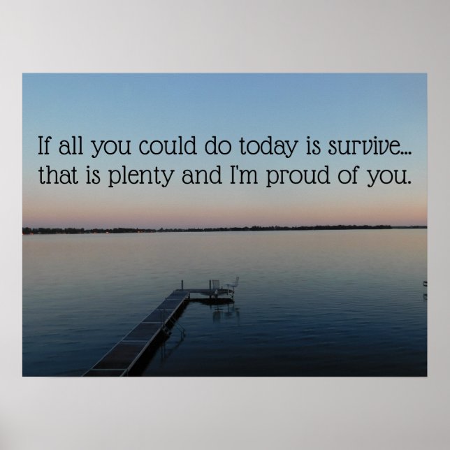 Lake Survival Poster (Vorne)