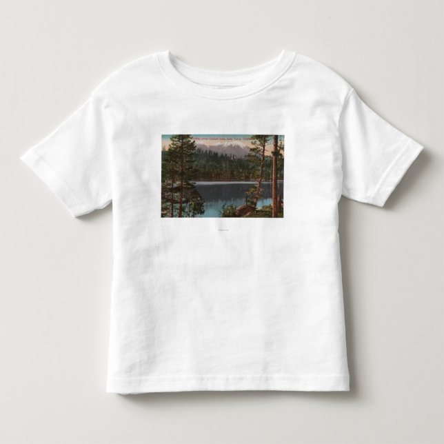 Lake Tahoe, CA - schauend über Cascade See Kleinkind T-shirt (Vorderseite)