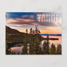 Lake Tahoe California at Sunset Beautiful