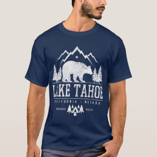 Lake Tahoe California Bären Berge Natur T-Shirt