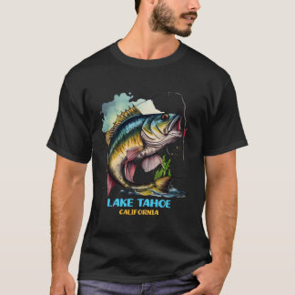 Lake Tahoe California Fangreise Fisher Gear Fis T-Shirt