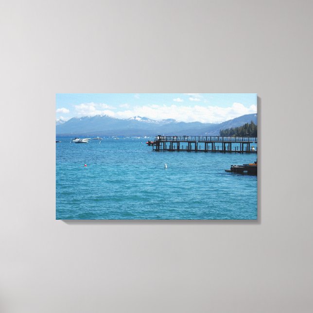 Lake Tahoe California Fotografy Leinwand (Vorderseite)