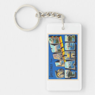Lake Tahoe California Grande Lettre carte postale