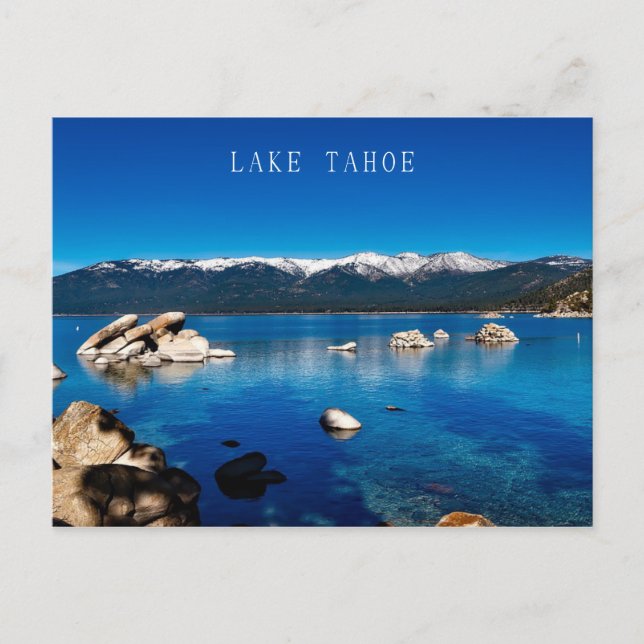 Lake Tahoe California Mountains Postkarte (Vorderseite)