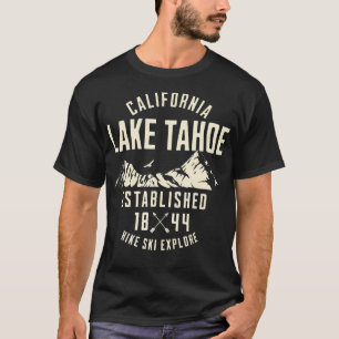 Lake Tahoe California Natur Skiwandern im Freien T-Shirt