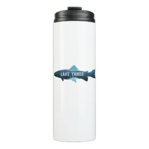 Lake Tahoe California Nevada Fisch Thermosbecher