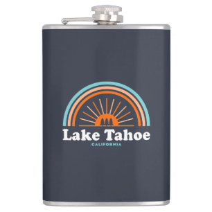 Lake Tahoe California Rainbow Flachmann
