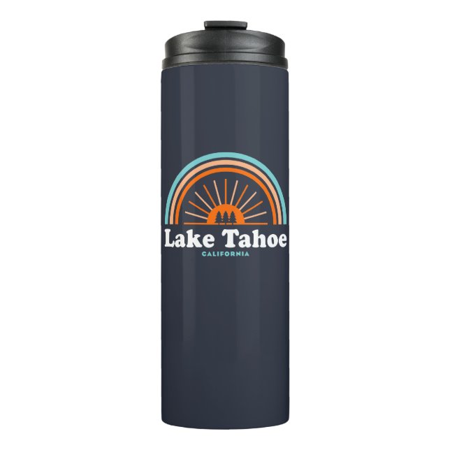 Lake Tahoe California Rainbow Thermosbecher (Vorderseite)