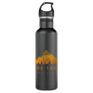 Lake Tahoe California Retro Edelstahlflasche