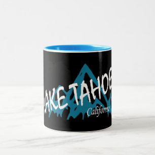 Lake Tahoe California Zweifarbige Tasse