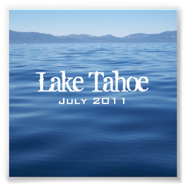 Lake Tahoe CD Insert Foto (Vorne)