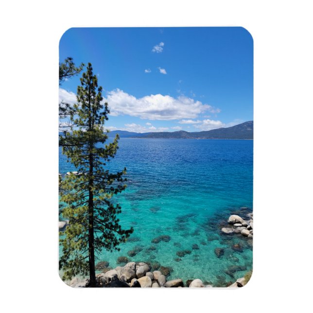 Lake Tahoe Clear Waters Magnet (Vertikal)
