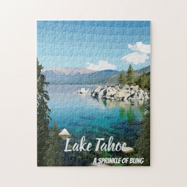 Lake Tahoe Ein Sprung nach Kalifornien & Nevada (Vertikal)