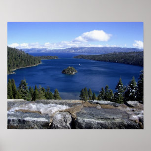 Lake Tahoe Emerald Bay Foto drucken Poster