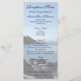 Lake Tahoe Empfang Menu Menükarte