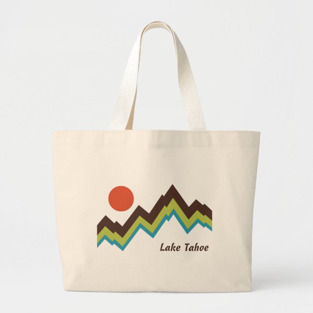 Lake Tahoe Jumbo Stoffbeutel (Vorne)