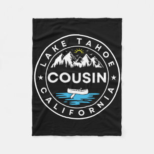 Lake Tahoe Kalifornien Cousin Trip Urlaub Passend Fleecedecke