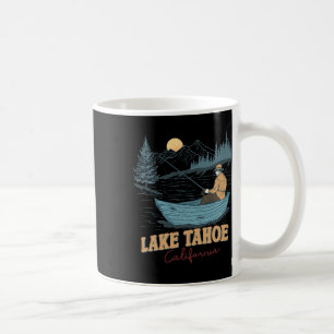 Lake Tahoe Kalifornien Lustiger Sommer Angeln Camp Kaffeetasse