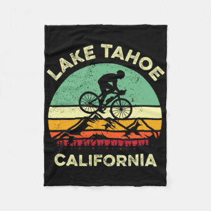 Lake Tahoe Kalifornien Mountainbike Retro Berg Fleecedecke