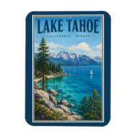 Lake Tahoe Kalifornien Nevada Illustration Reise