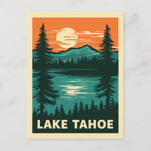 Lake Tahoe Kalifornien Nevada Postkarte