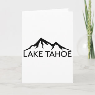 Lake Tahoe Kalifornien Nevada Skifahren Karte